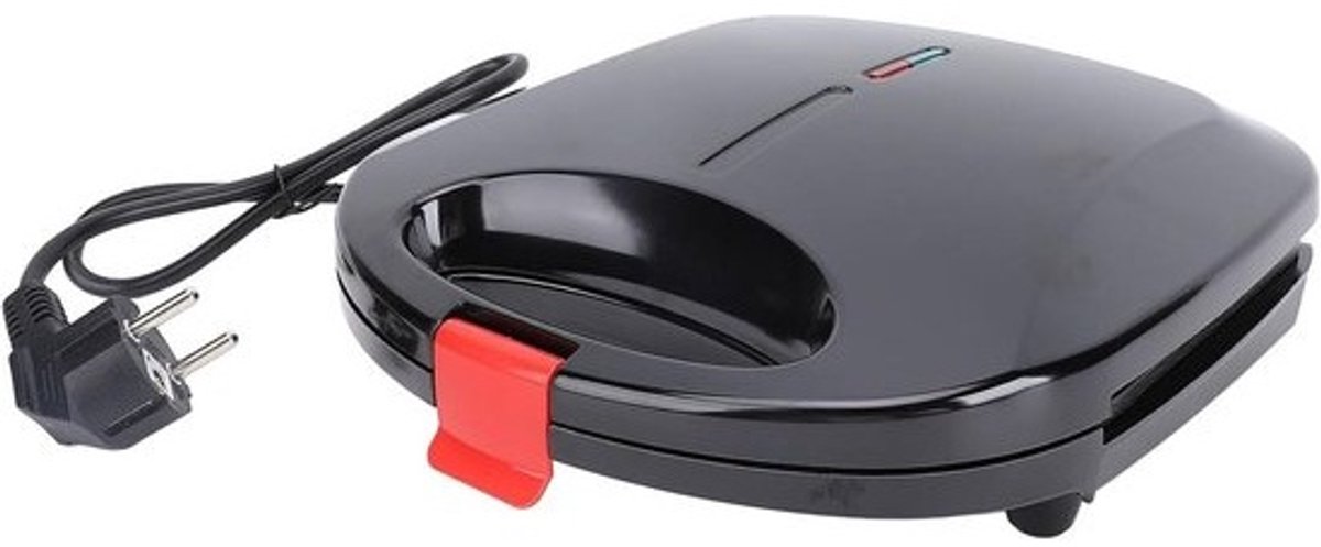 Wafelmaker - Wafelijzer - Ontbijt Maken - Intelligente Temperatuurregeling - 26 x 26 x 10 cm - Zwart
