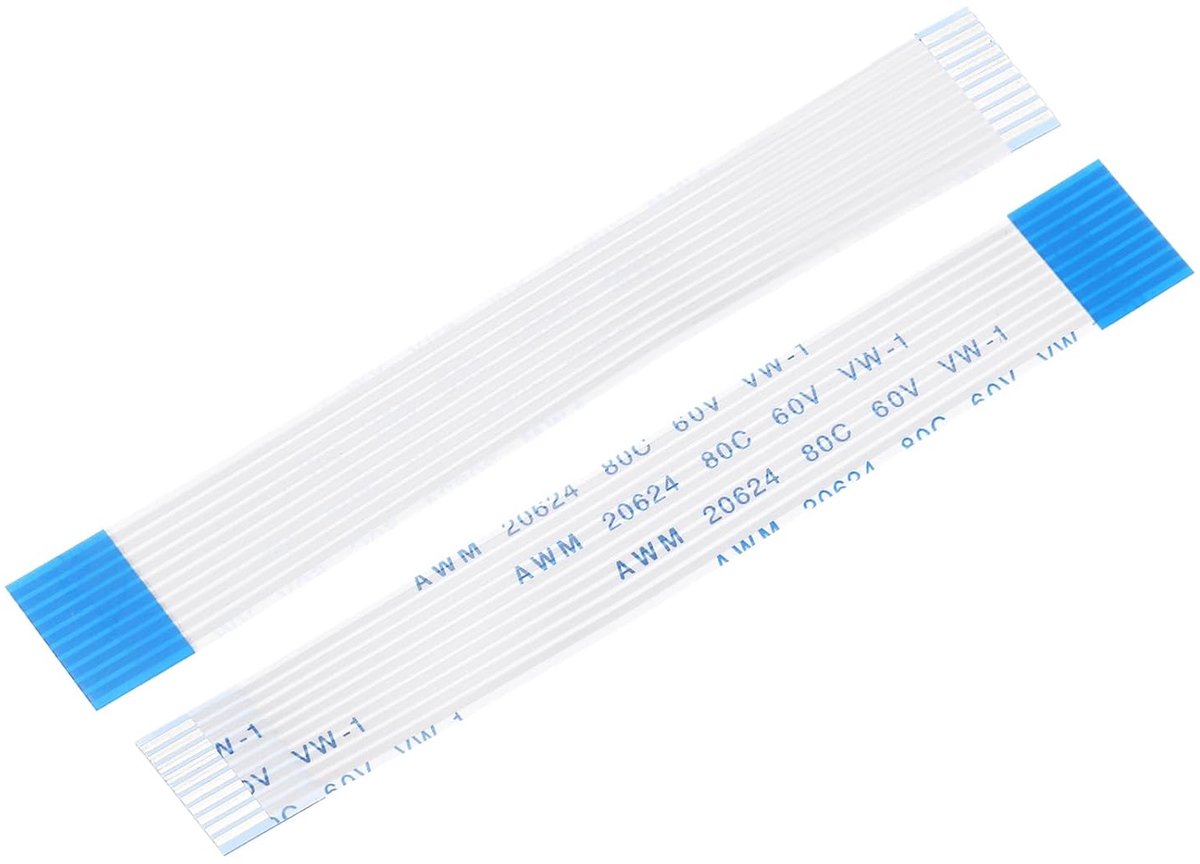 5 x FFC-kabel, flexibel, 10-polig, pitch 0,5 mm, type B