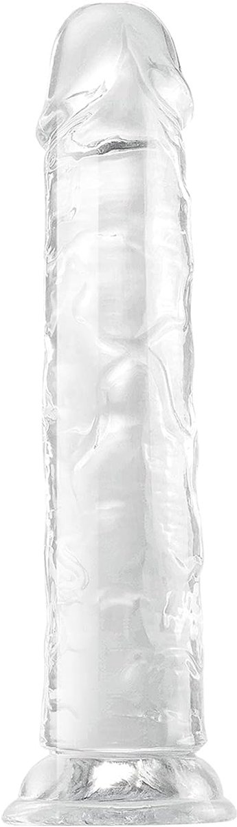 Realistische dildo, 15,7 cm kleine transparante dildo met zuignap voor seks-vrouwen, seksspeeltje voor volwassenen