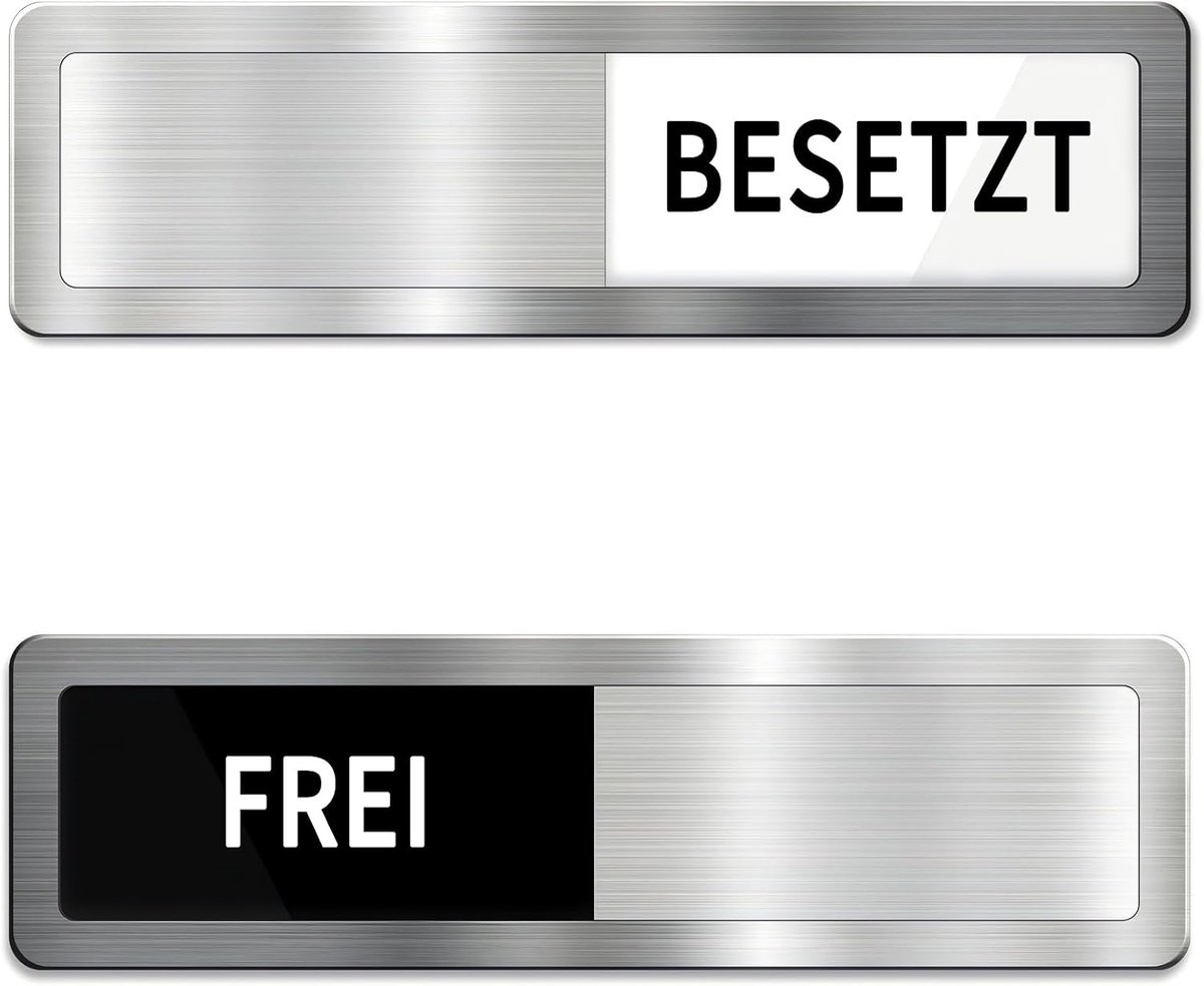 Magneten voor vrij/bezette borden, schuifborden, bezet bord toilet
