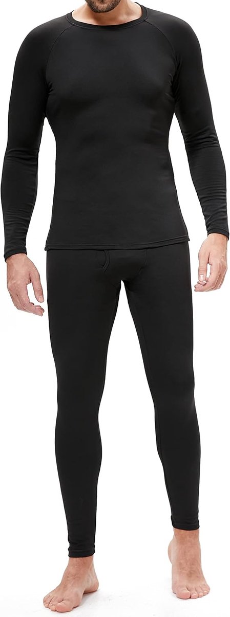 Heren Thermokleding Functionele onderkleding Set Ademend Warme skikleding Winter Thermokleding Lange thermokleding voor skiën Hardlopen Wandelen