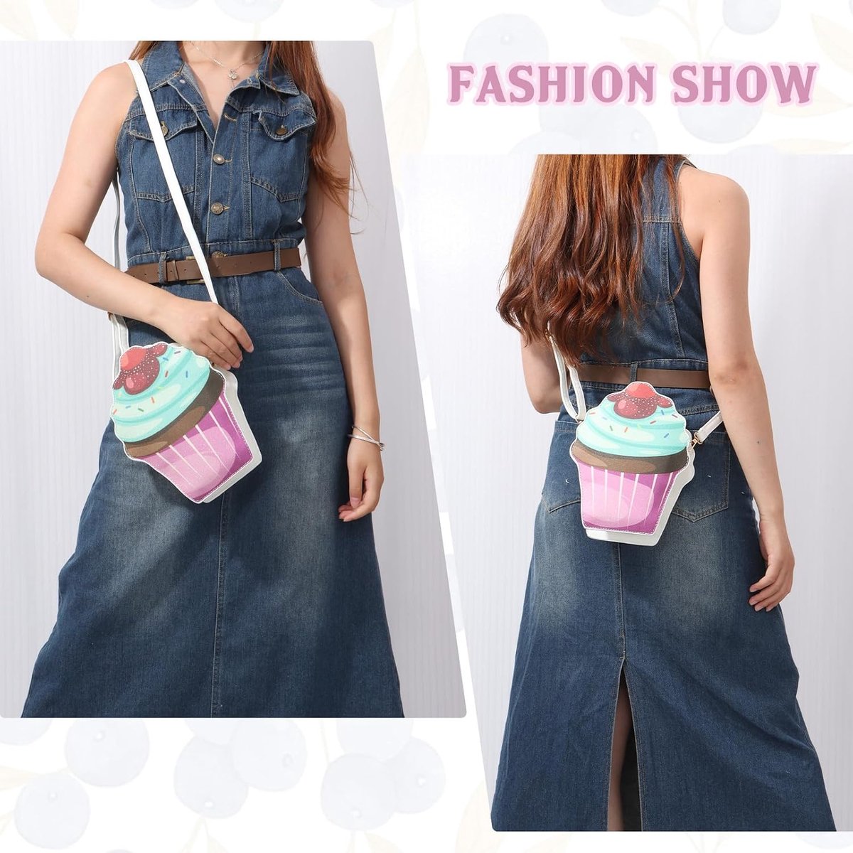 Leuke IJs Portemonnee Kleine Crossbody Tas Persoonlijkheid Schoudertas Karton Telefoon Tassen