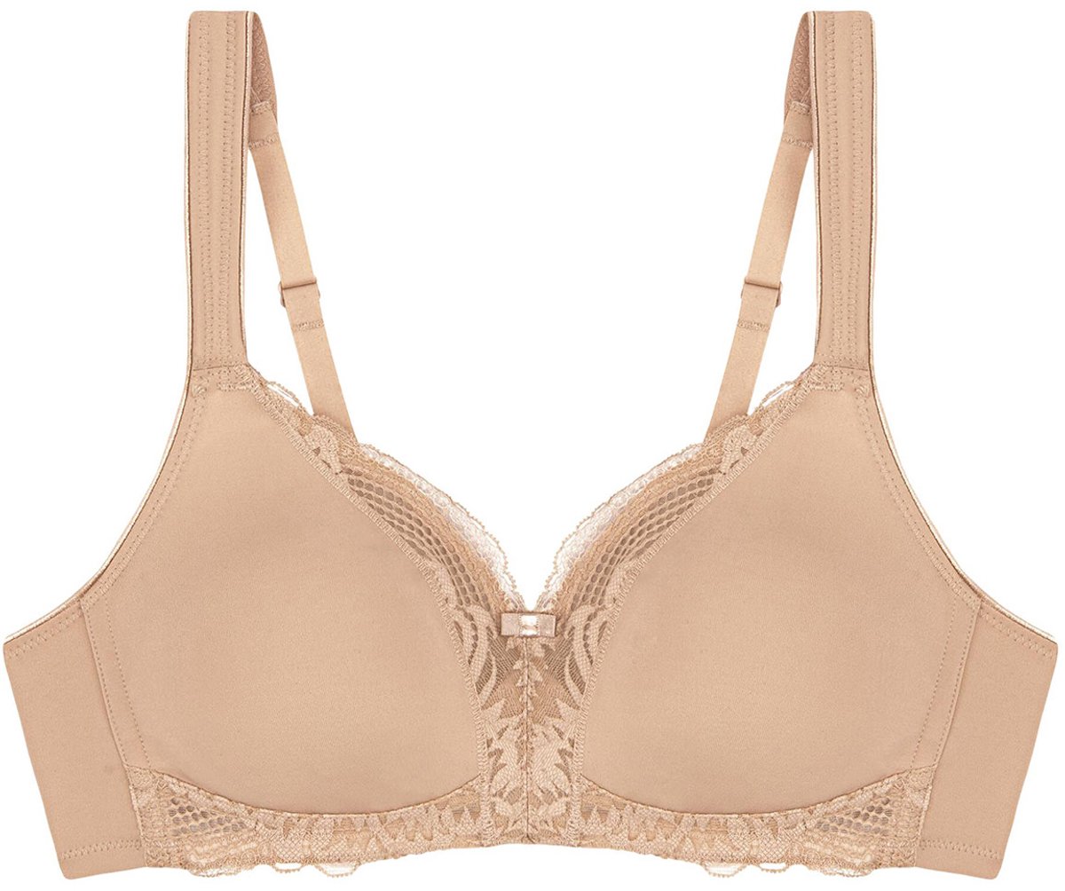 Triumph Bügelloser BH Modern Lace+Cotton Beige