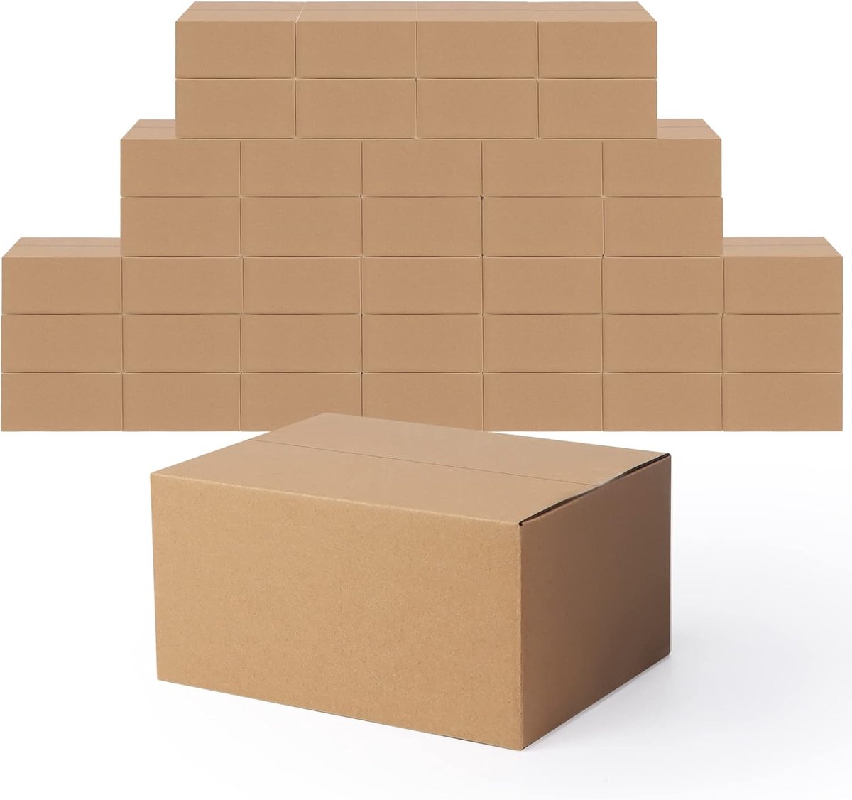 40 stuks 8x6x4 verzenddozen bruin