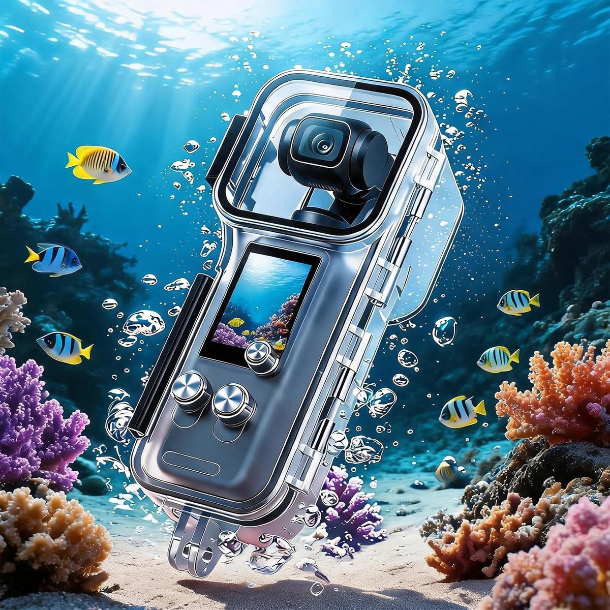 50m/164ft waterdichte duikbehuizing voor DJI Osmo Pocket 4, onderwaterbehuizing,