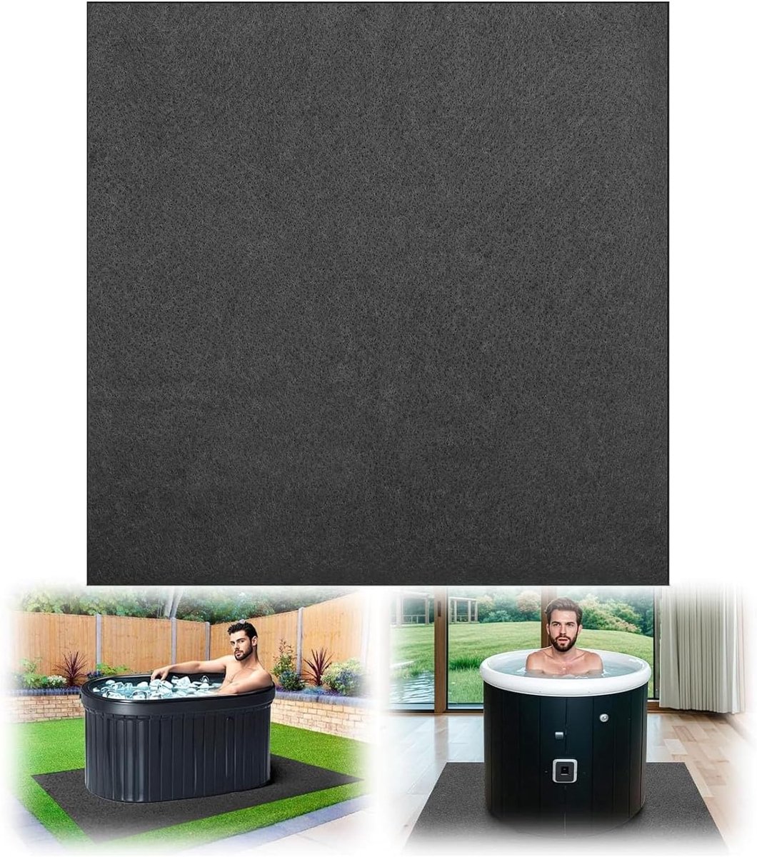 Beschermmat voor Zwembad en Whirlpool, Antislip, Waterdicht, 200 cm, Ideaal voor Buitengebruik