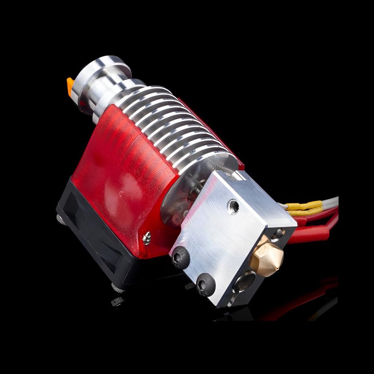 Volcano All Metal Hotend Full Kit,12V 40W Direct & Bowden J-Head Hotend,Nozzle 0.4,Titanium Alloy Heatbreak For 3D Printers V6 Volcano Hotend,Titan,Dual Driver Extruder.
