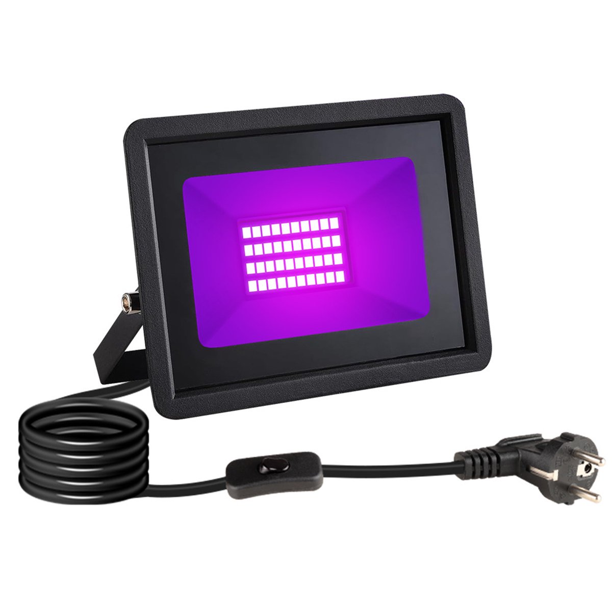 carmdering - Black Light - UV Lamp - LED Floodlight - IP66 Waterdicht - Ultra Dick Aluminium - Brede Straalhoek - Energiezuinig - 1 Stuk