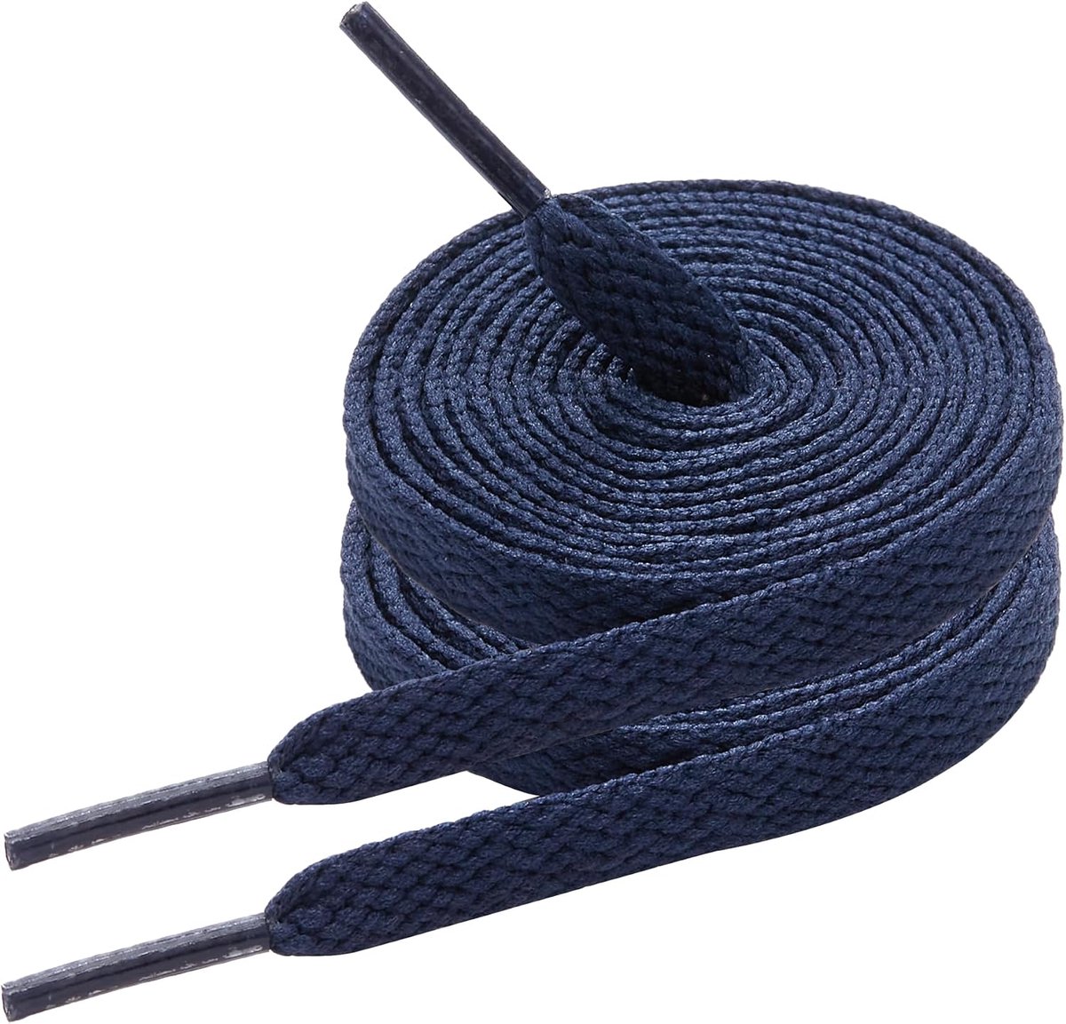 2 Paar Platte Veters voor Sneakers Basketbal,8mm Brede Schoenveters Vervanging voor Converse Nike Air Force Jordan Vans New Balance Sneaker