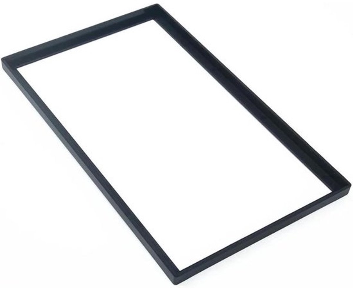 Dashboard Sierlijst - Montageframe Autoradio - Auto Interieur Upgraden - Universeel 2Din Formaat - 188x118 mm - Zwart