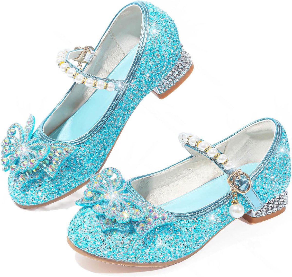 Schoenen Lage Hakken Prinses Schoenen Peuter Pailletten Party Bruiloft Verjaardag Prom Cosplay Dansschoenen