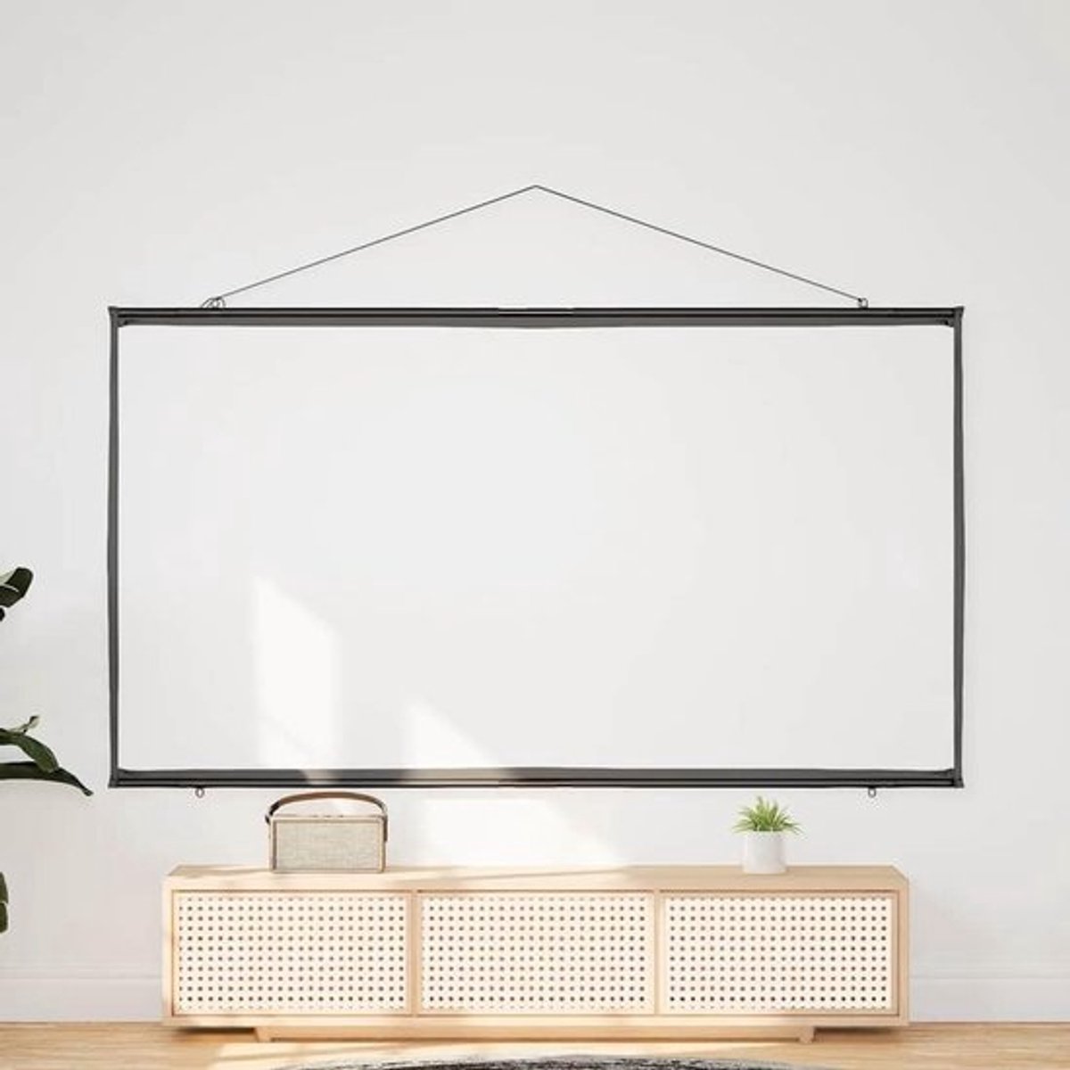Projectiescherm - Beamerdoek - Thuisbioscoop Films - Mat Scherm - 100 inch - Mat Wit