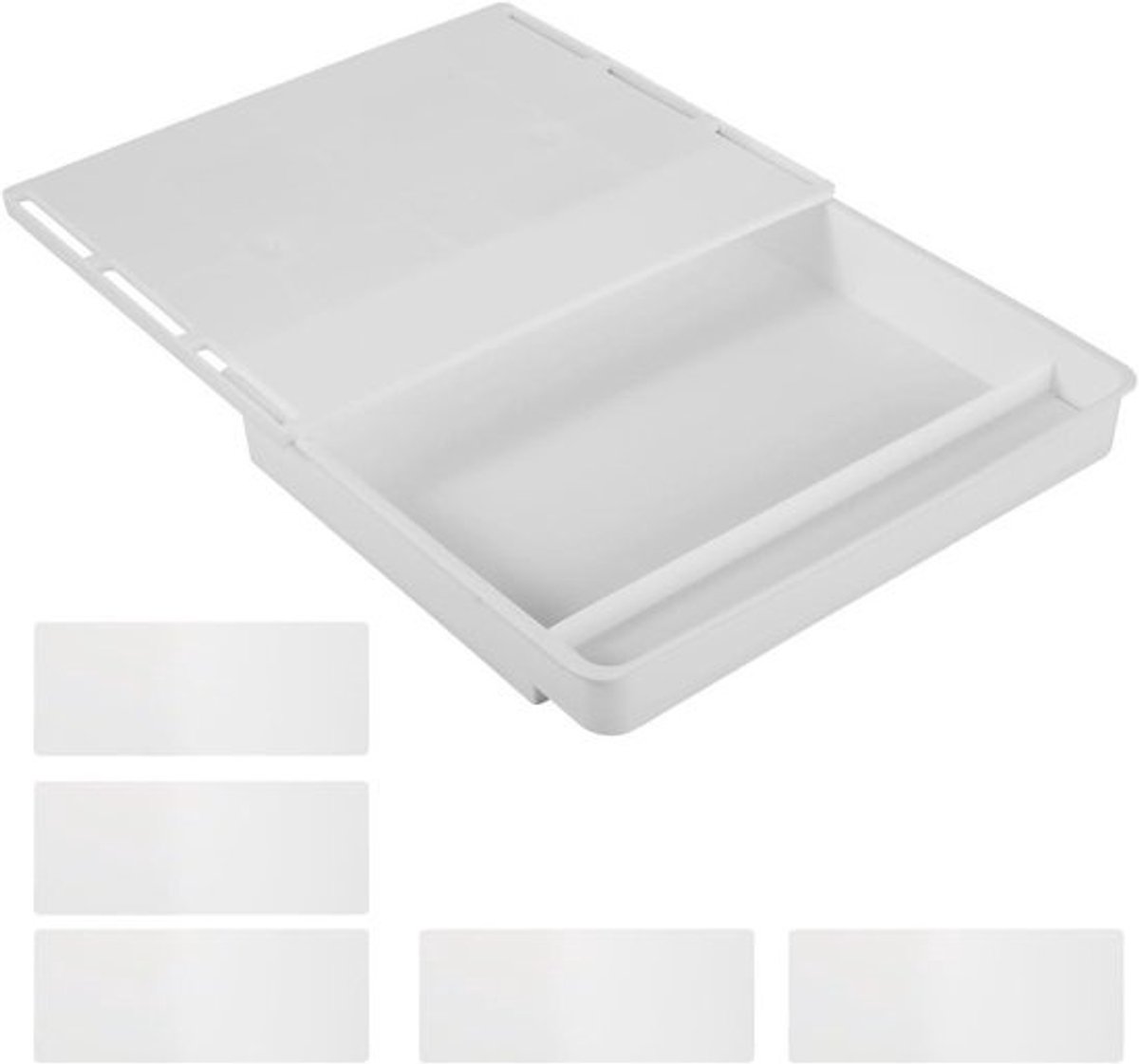 Onderbureaulade - Bureau Opberger - Bureau Organiseren - Verborgen Ontwerp - 52 x 32.2 x 5.4 cm - Wit