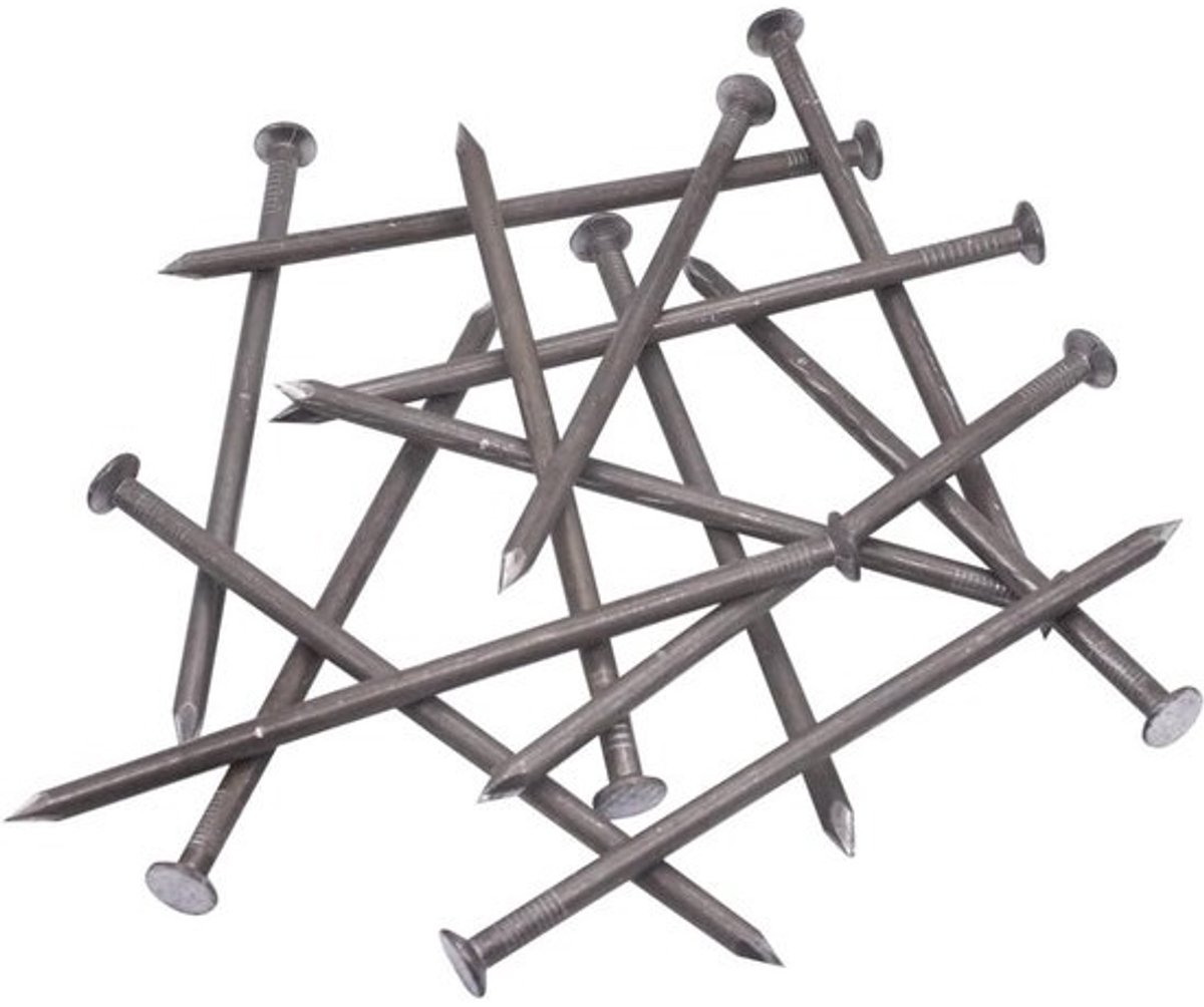 140x Bouwnagels Staal 4.0 x 120 mm - Ronde Kop - Multifunctionele Houtnagels voor Constructie