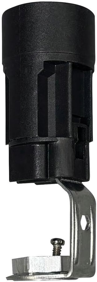 tibelec 716130 dopsleutelhouder kaars hoogte 6,5 cm E14 zwart