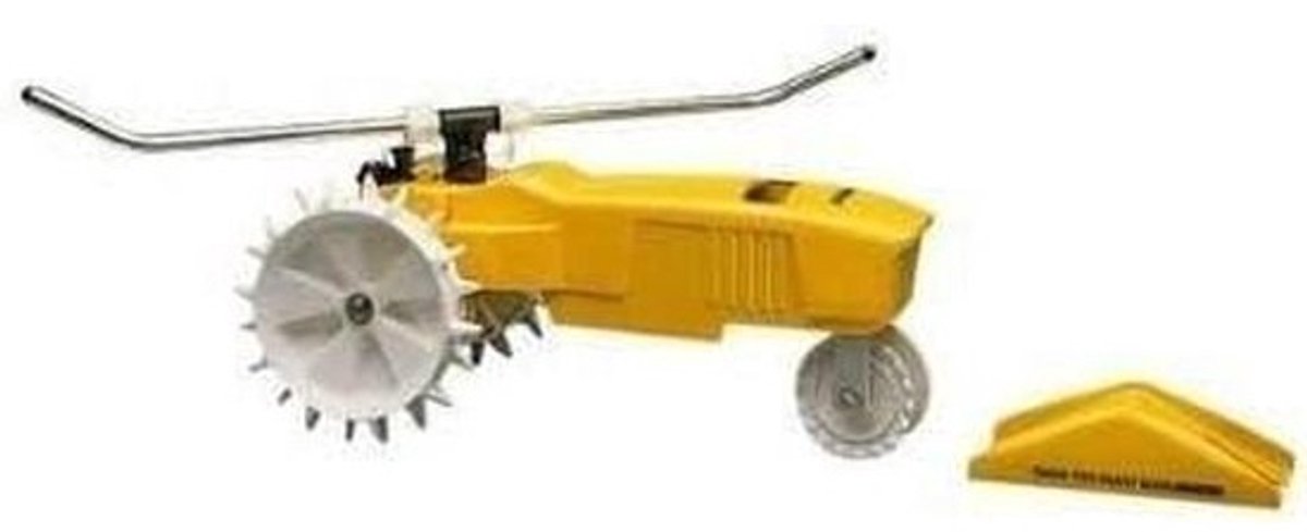 Gazon Sprinkler - Bewaterings tractor - Automatisch gazon sproeien - Verstelbare sproeipatronen - Tot 60 ft - Geel