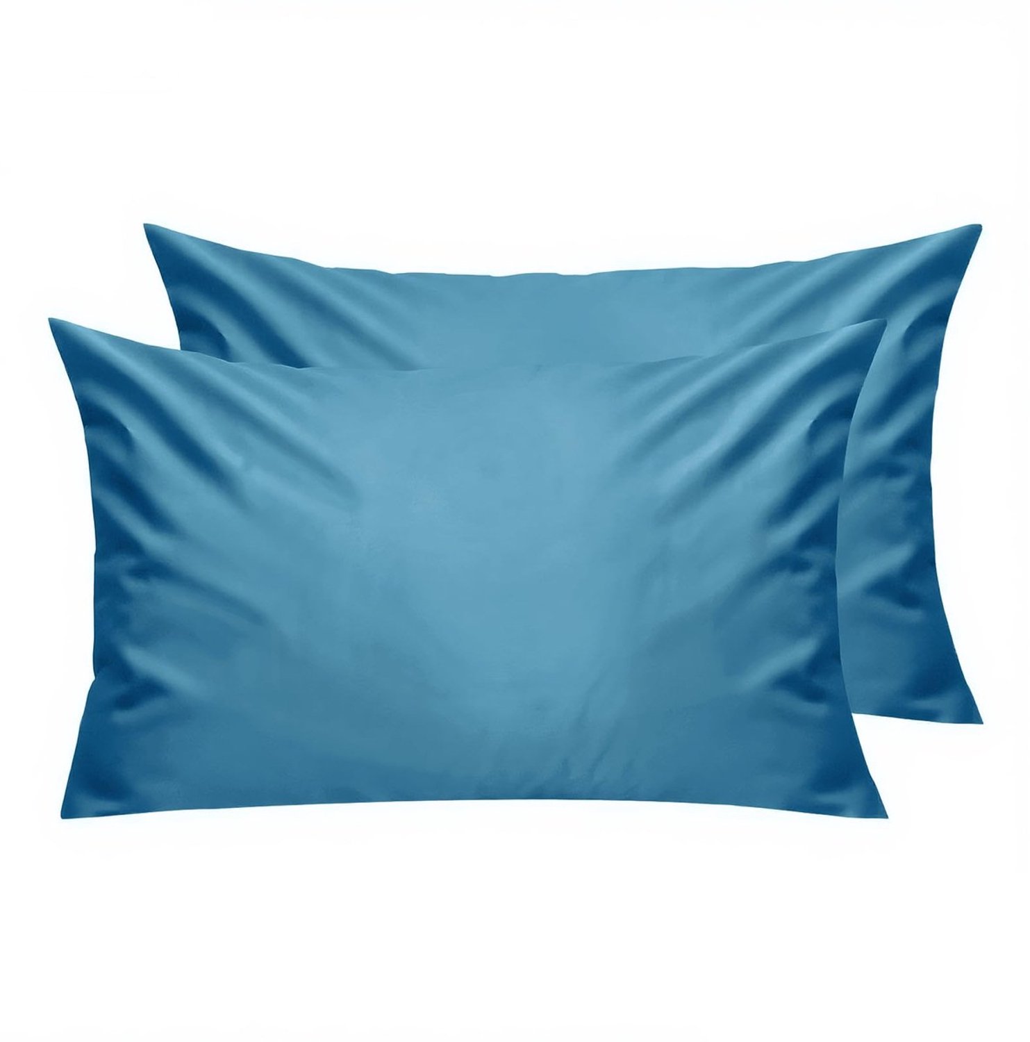 Duraxl Kussensloop - 50 x 80 cm - Set van 2 - 100% katoen - Blauw