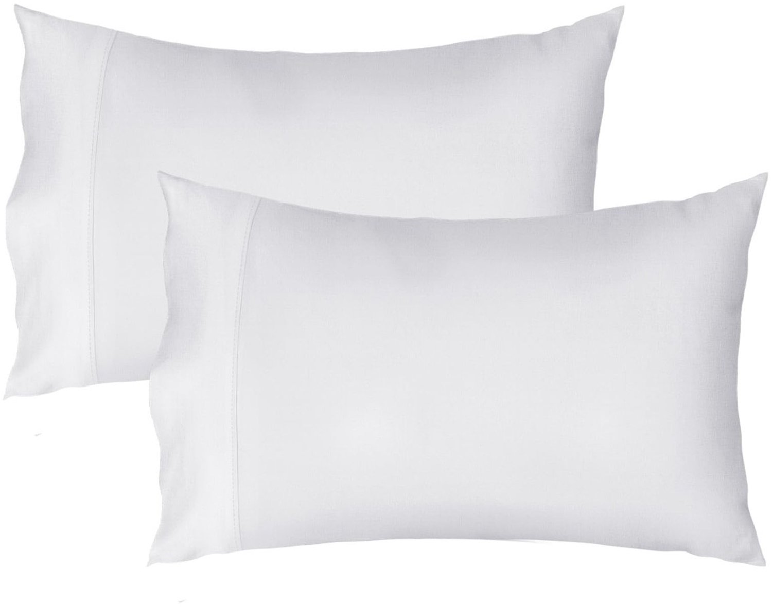 Duraxl Kussensloop - Satijn - 50 x 75 cm - Wit