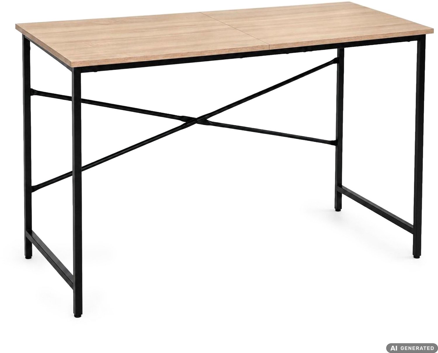 Akord Computerbureau SIMPLE / Sonoma eiken / 120 cm / Zwart onderstel, industriële stijl / 120 x 50 x 75 cm Sonoma eiken, zwart