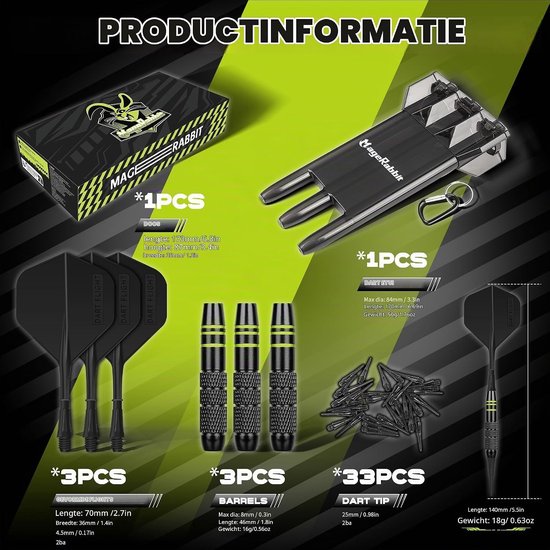 Soft Tip Dart Set met 3 Darts, 30 Extra Zachte Tips en Draagbare Opbergdoos voor Elektronisch Dartbord — afbeelding 4