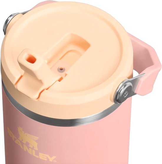 Stanley IceFlow™ Flip Straw Peach Rose Tumbler (Thermosbeker), 0.89L - Roze — afbeelding 3