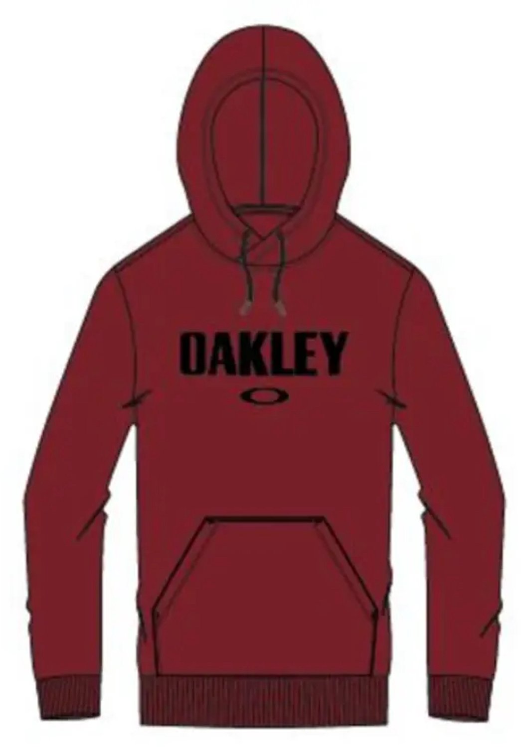Hoodie Oakley Rood