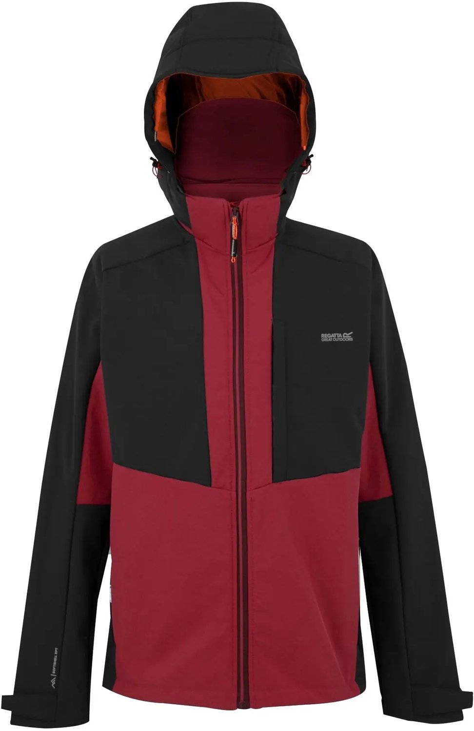 Waterdichte jas met capuchon Regatta Hewitts Dark Maroon