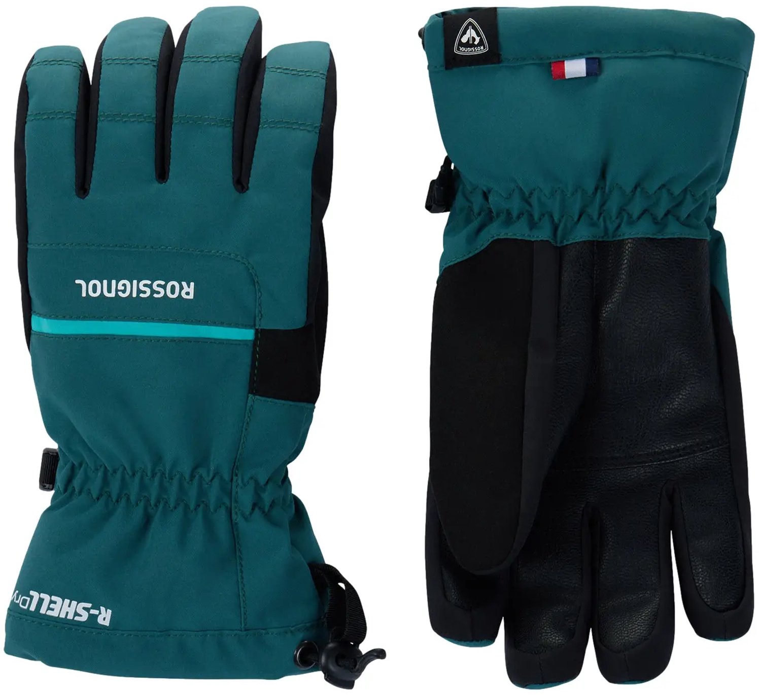 Kinderskihandschoenen Rossignol ROC R-Shell Turquoise