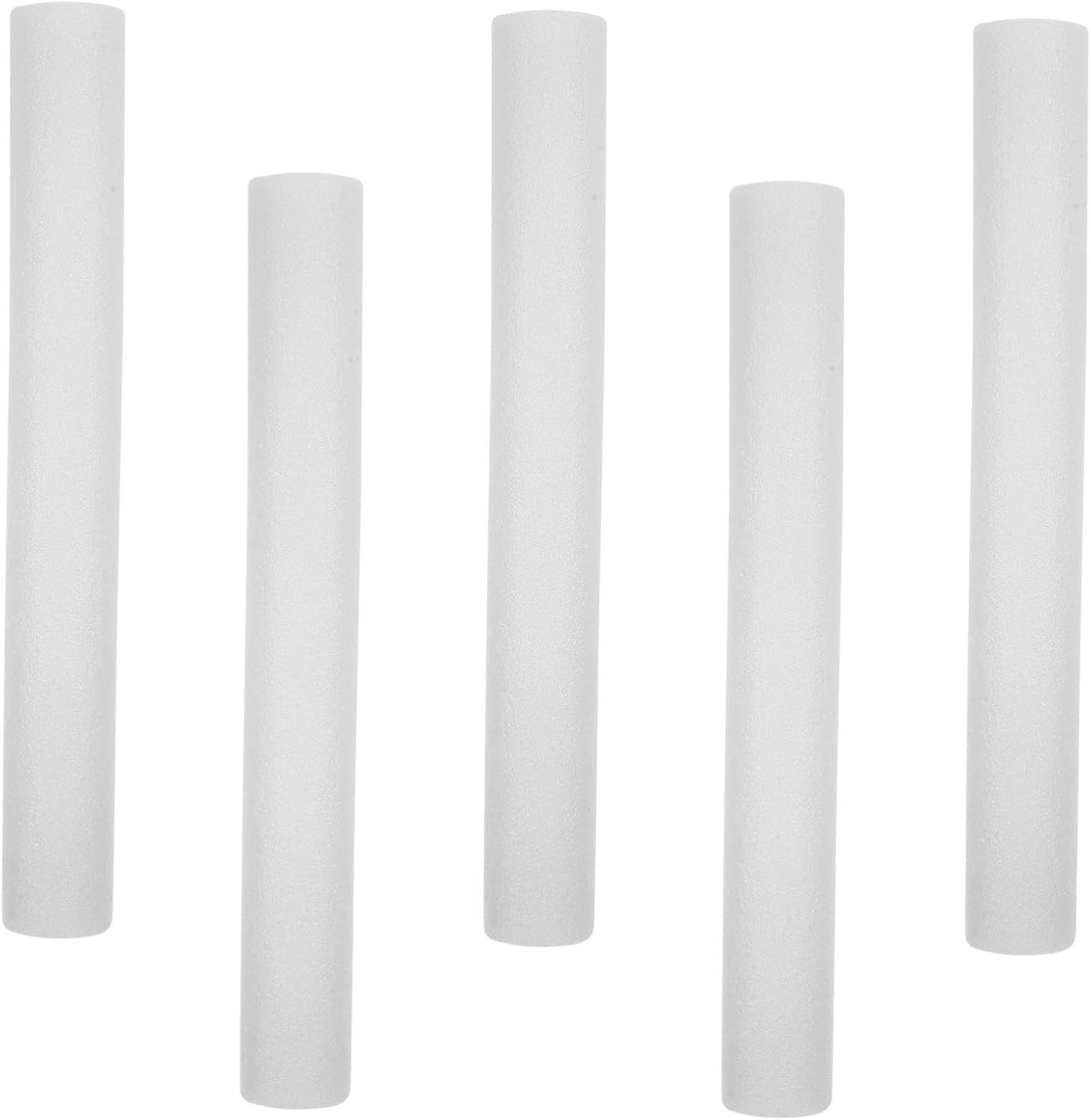 Schuimcilinders voor Bloemstukken - Wit - 41,00 x 5,00 x 5,00 cm - Lichtgewicht Schuimrubber - Voor Bloemisten en Thuisprojecten
