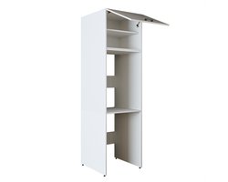 Roomart DUO-II Wasmachine Ombouwkast 67x231 cm - voor 2 Apparaten boven elkaar - Wit