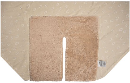 Snoozebaby Wikkeldeken voor autostoel - Warme voetenzak voor MaxiCosi - Dune Beige — afbeelding 4