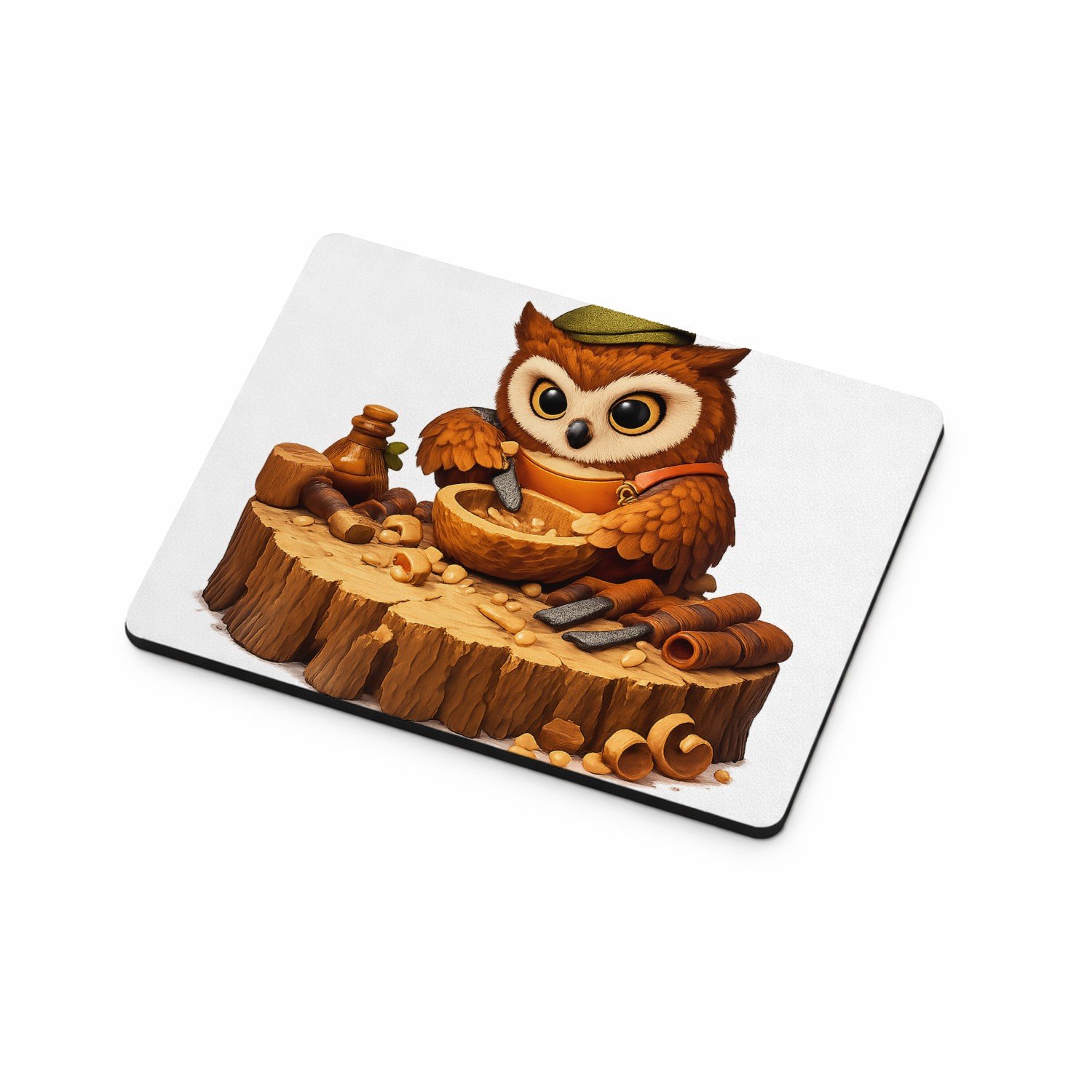 Mr Cadeautjes MDF magnetische fotolijst 9 x 7 - design Een schattige werkende figuur als vakman met een duidelijk g | cadeau Wit