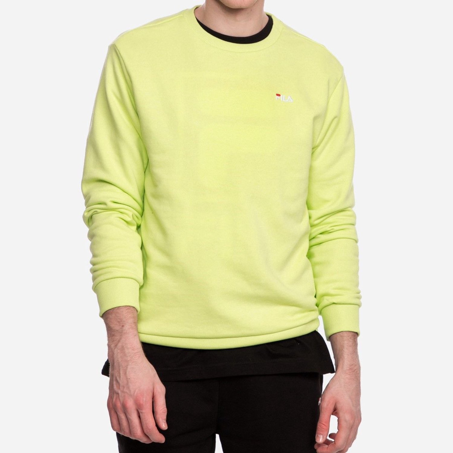 Fia Men Efim crew sweat 688164-B16 Sweater heren M Groen