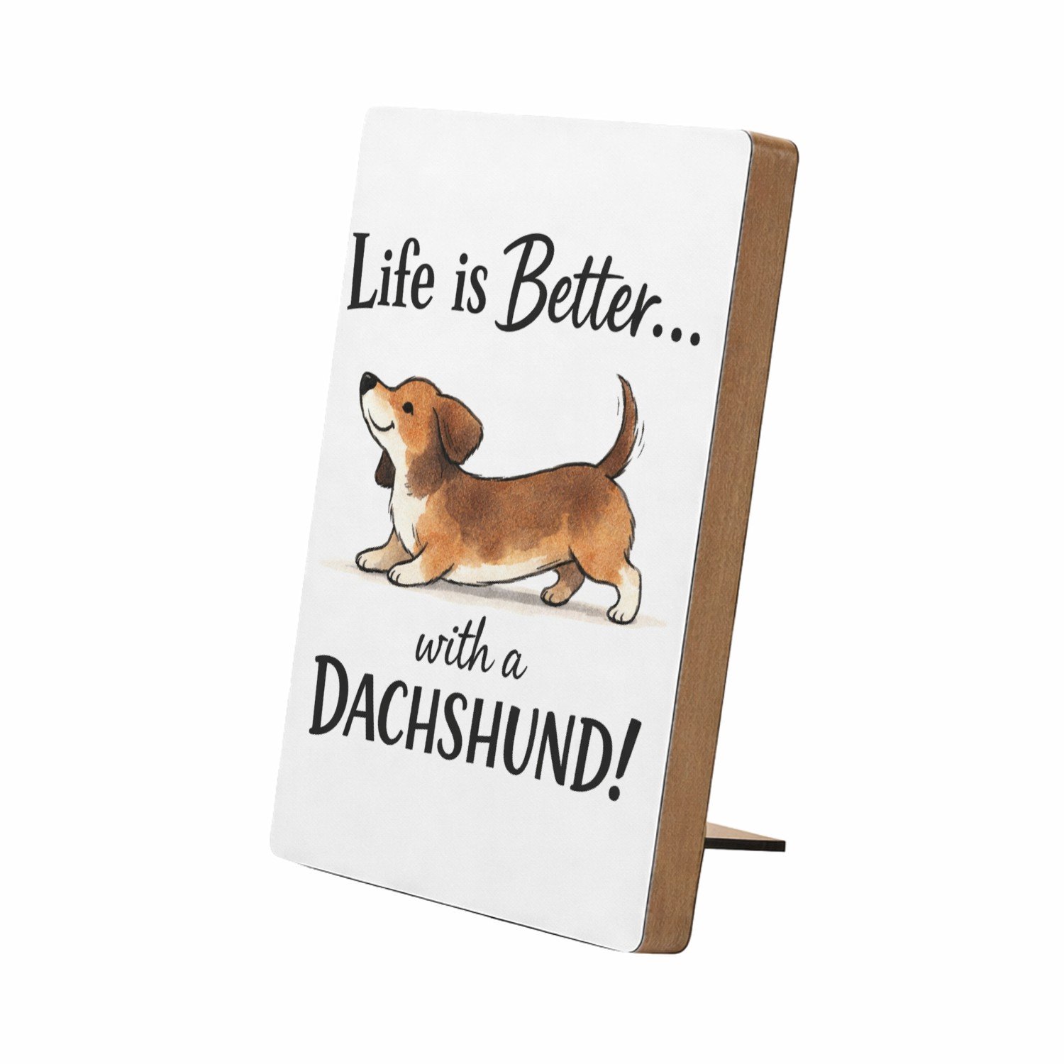 Mr Cadeautjes Glasframe/MDF 12,7 x 17,8 - design Een grappige, trotse quote over een specifiek hobbydier of d | cadeau Wit