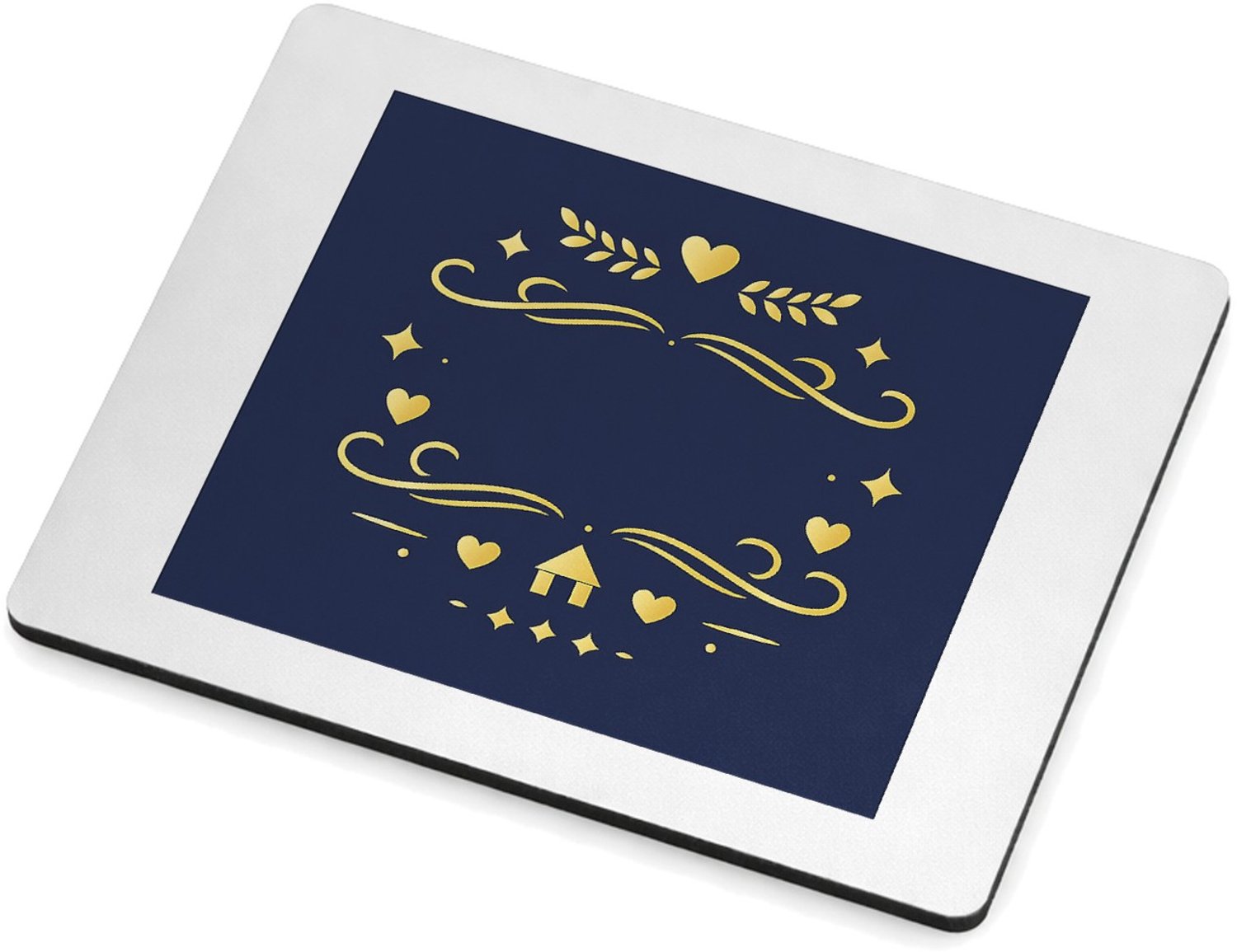 Mr Cadeautjes MDF magnetische fotolijst 9 x 7 - design Een elegant cadeau-ontwerp met een warme familieboodschap en | cadeau Wit