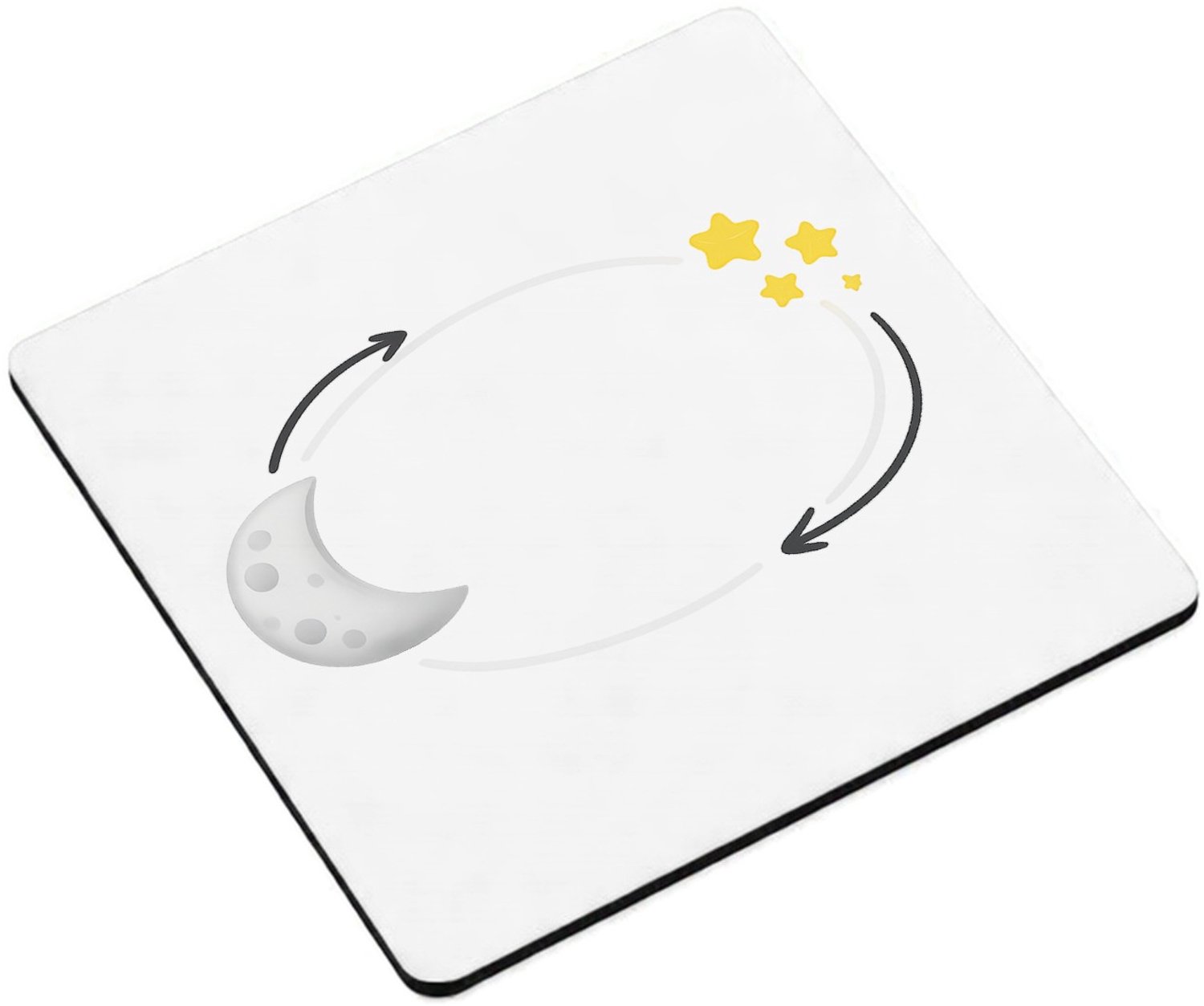 Mr Cadeautjes MDF magnetische fotolijst vierkant 9,5 - design Een liefdevolle boodschap in dezelfde compacte, persoonlijke | cadeau Wit