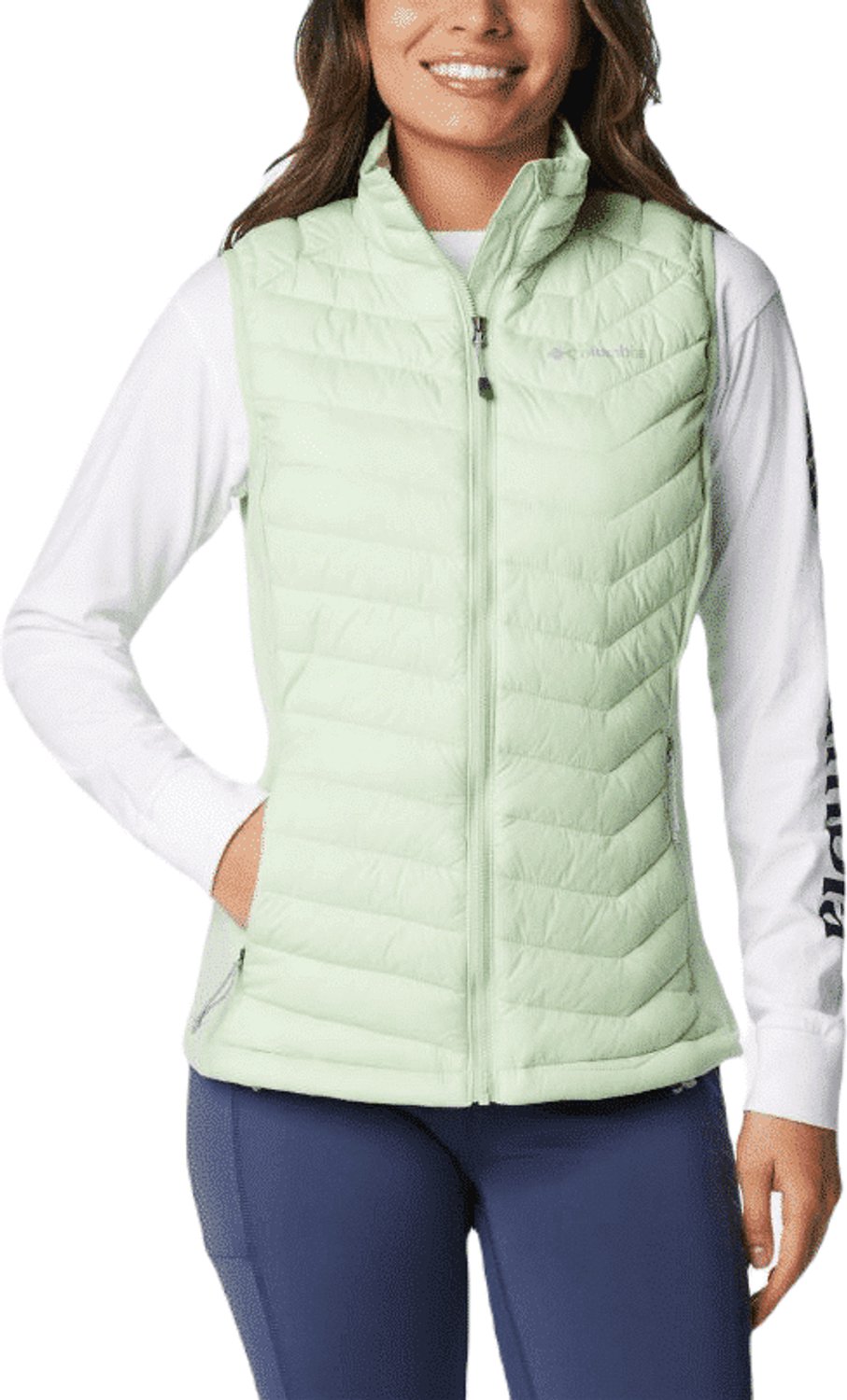 Columbia Powder Pass™ Vest Vrouw Groen