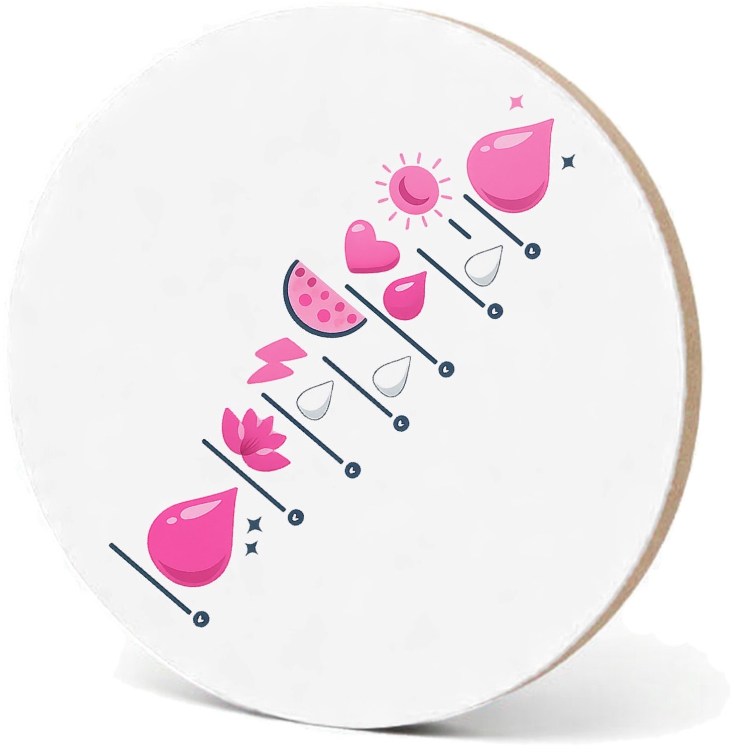 Mr Cadeautjes MDF fotolijst - design Motiverende dagindeling voor focus en energie | cadeau Wit