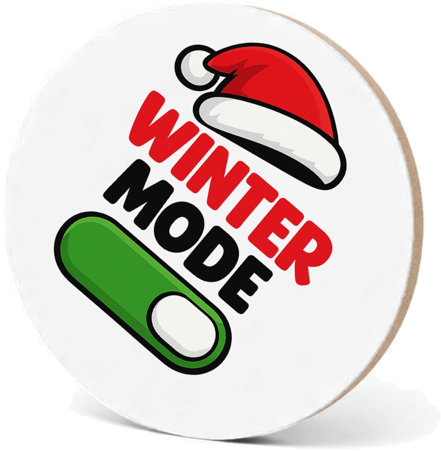 Mr Cadeautjes MDF fotolijst - design Feestmodus voor een andere tijd van het jaar met hetzelfde a | cadeau Wit