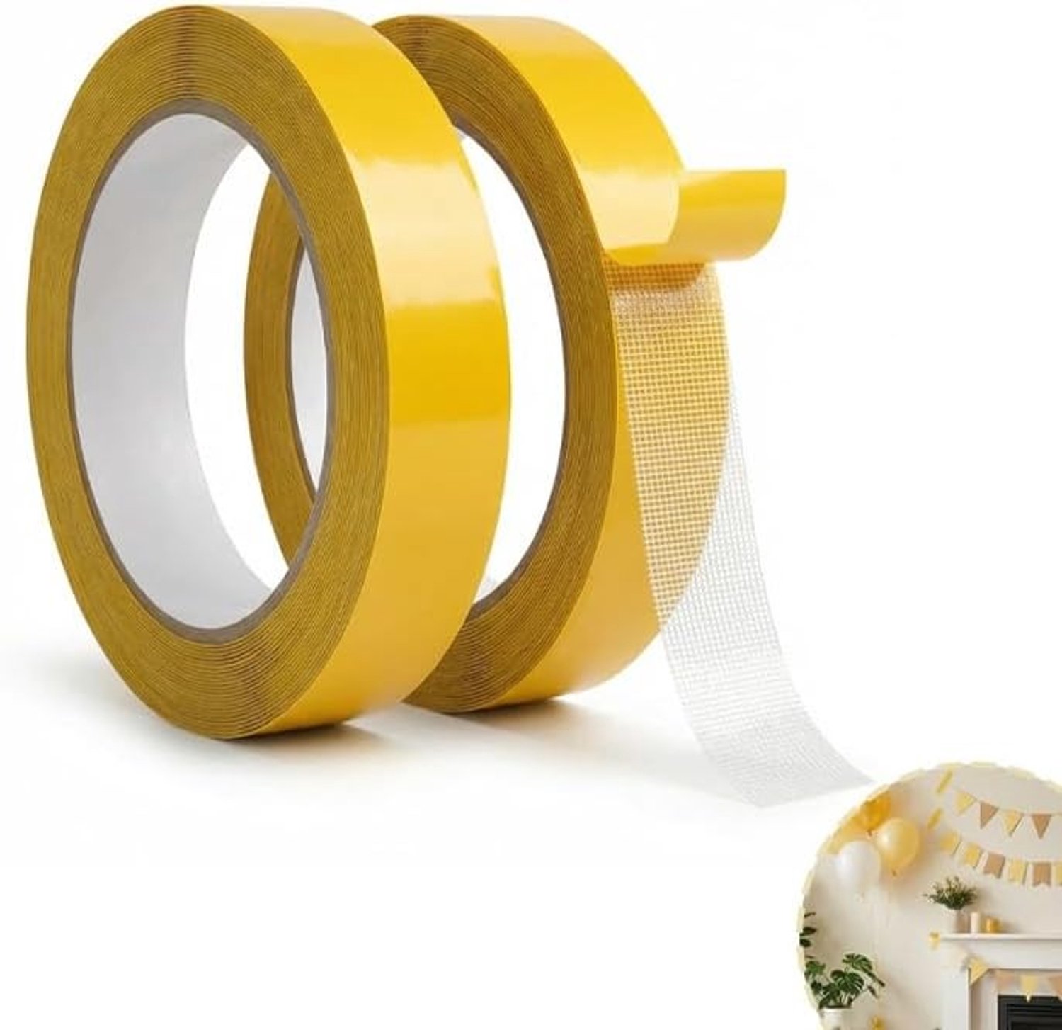 Dubbelzijdig Plakband - 10 mm - 10 m - Extra Sterke Textieltape - Voor Kleding en Creatieve Projecten
