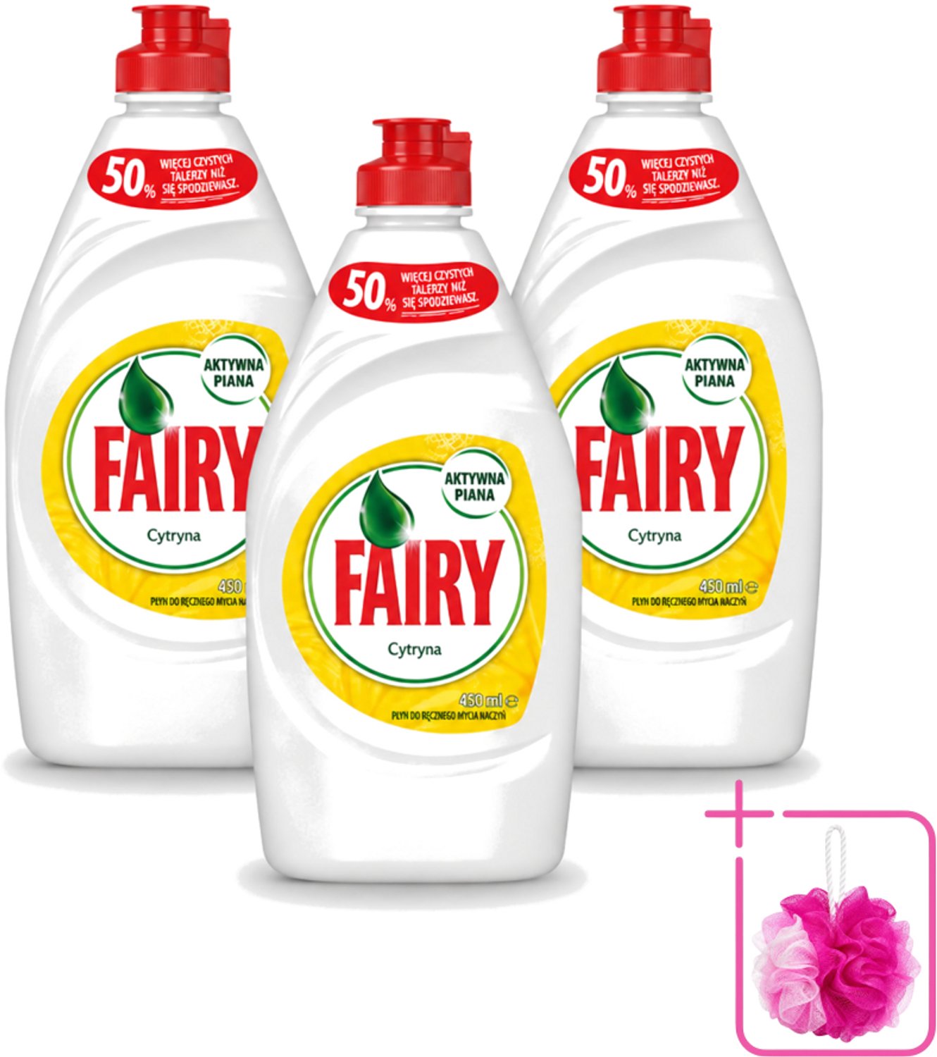 3 x Fairy – Afwasmiddel – Citroen – 450 ml - Bulkverpakking - Afwasmiddel citroen - Vaat reinigen