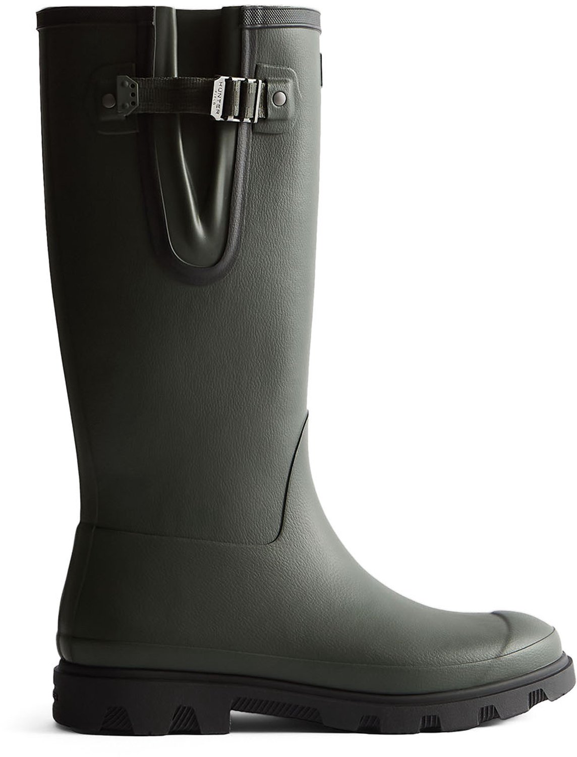 Downpour Adjustable Tall Heren Regenlaarsjes Rubber Groen Waterdicht