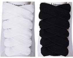 Olukssck 2 Pairs Thick Shoe Laces for Sneakers,Boots,3/4 Inch Wide Athletic Shoelaces,Shoe Cords - ShopVlot