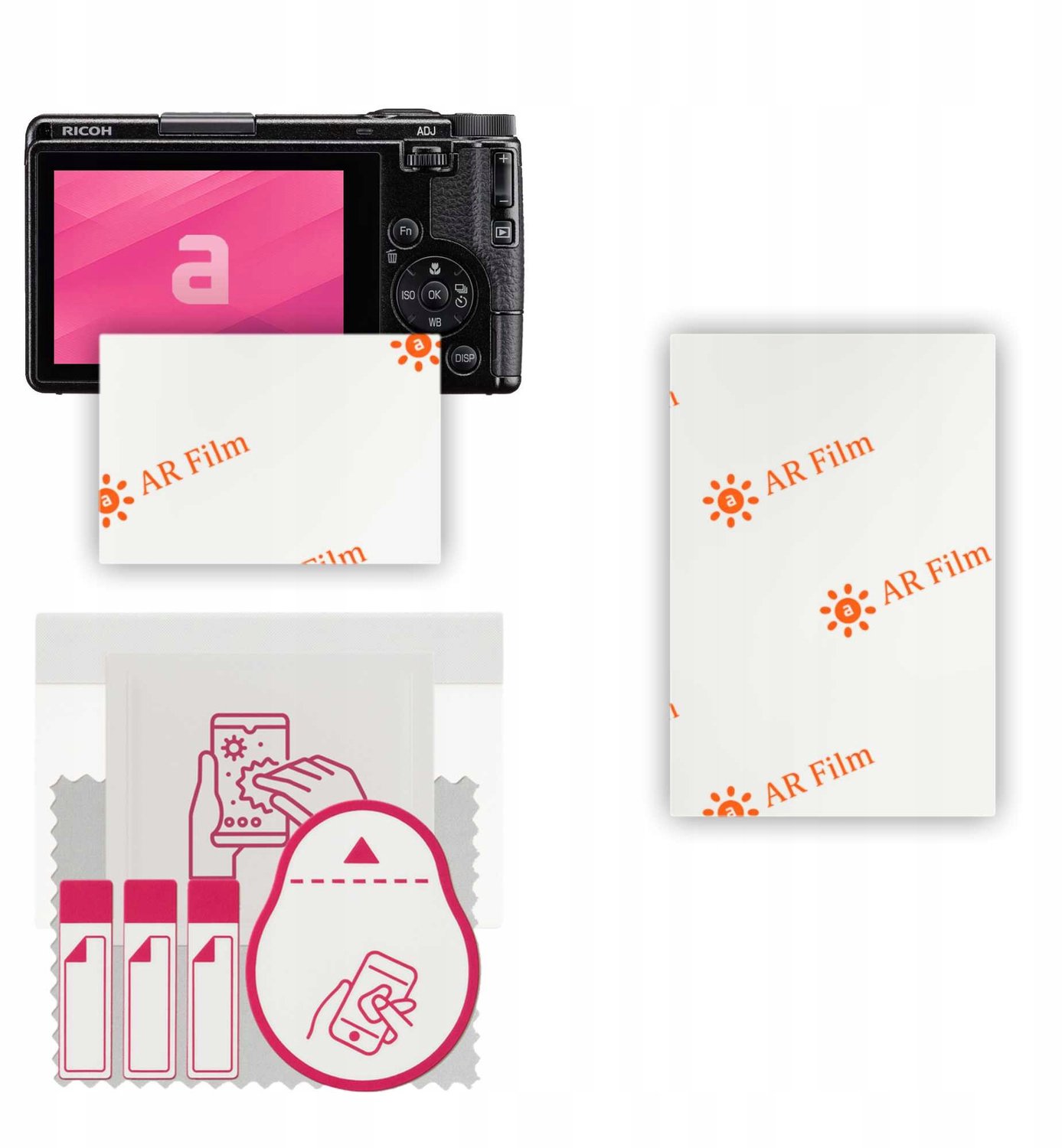 apgo Hybride Glas AR voor Ricoh GR IV HDf - Anti-Reflectie