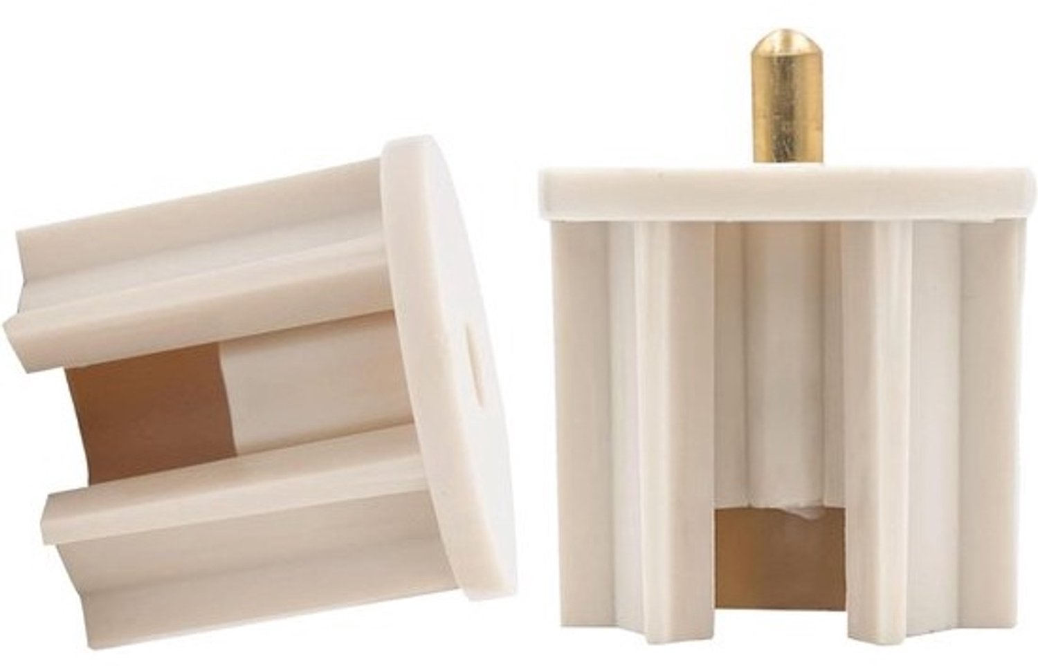 Montagebeugels Rolgordijnen - Bevestigingsclips Gordijnen - Rolgordijnen Ophangen - Universele Pasvorm - B7 x H7 cm - Beige