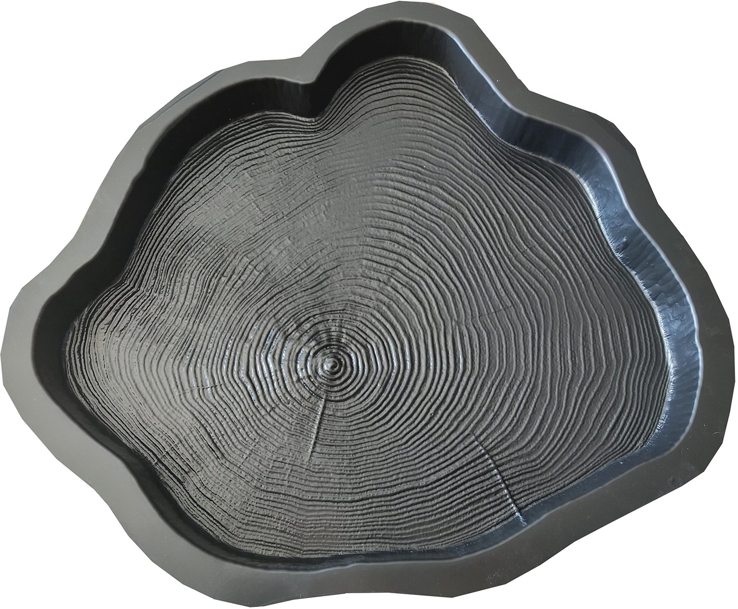 SnelShoppen - 2 Stuks Betonnen Mallen 47x42x4cm, Houtschijf, Boomstronk, Tuin Decoratie, Imitatie Hout Pad, DIY, Oprit, Tegels, Herbruikbaar, Multifun