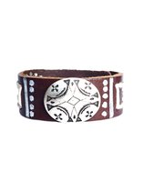 Waitz-Design-Armband-Leder-Studs-Bohemian-style-Vintage-25mm