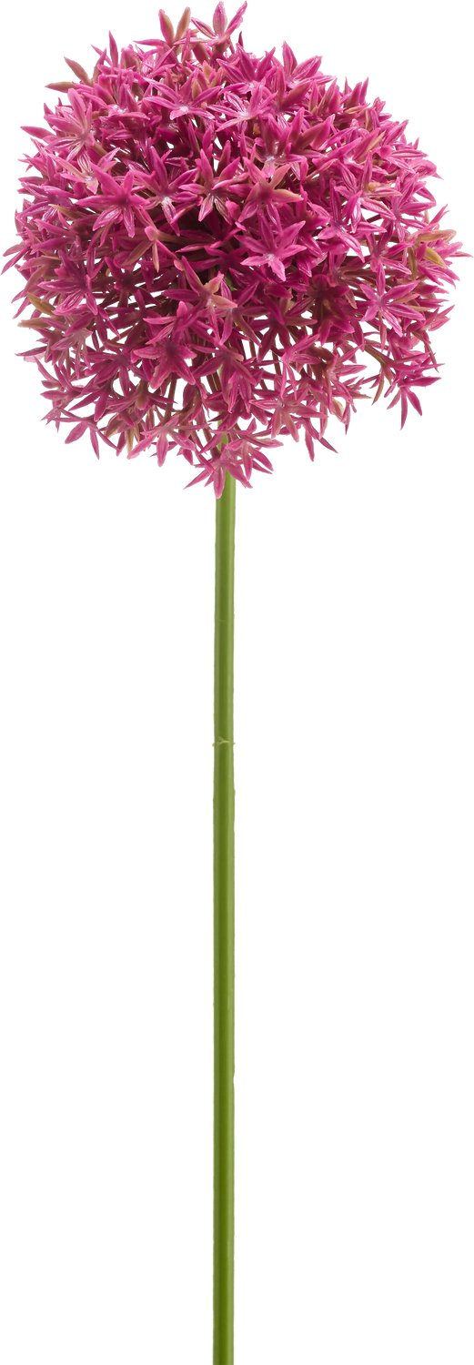 Easyplants | Kunstbloem Mini Allium 60 cm mauve | Zijde | Nepbloemen | mauve | Onderhoudsvrij | Kant-en-klaar