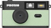 Phomo Digitale Retro Camera - Compact Camera - 8MP - 4 Retrofilters - Flits - SD-kaart - USB-C - Mint Groen