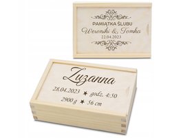 Houten Fotoalbum met Gratis Gravure - Perfect Huwelijkscadeau